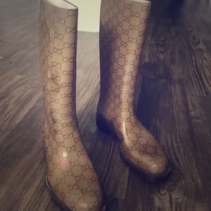 Authentic Gucci Rain Boots